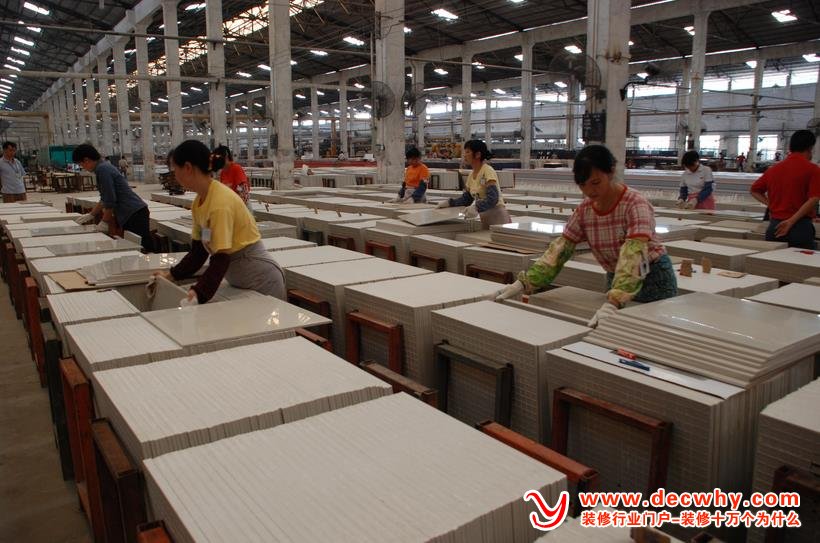 陶瓷企业生产车间照片