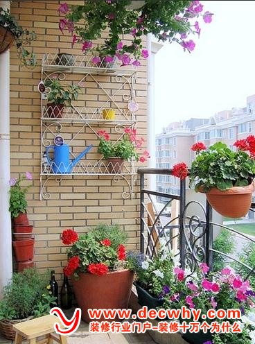 阳台墙壁贴瓷砖的效果图
