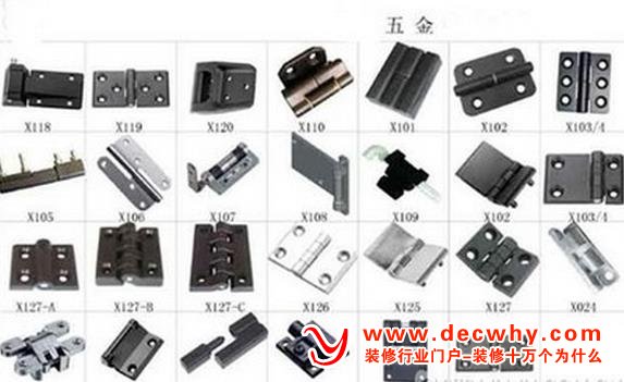 怎样选购小五金配件合页