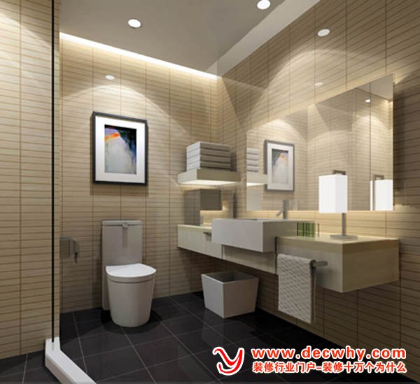 卫生间设计、卫生间装修、