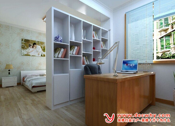 书房设计、卧室带书房