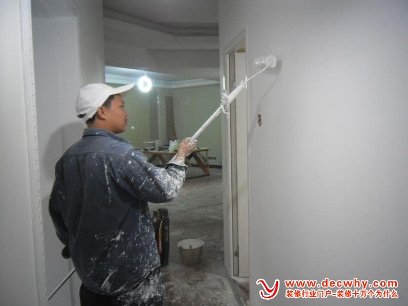 家庭装修涂刷施工中常见的质量问题