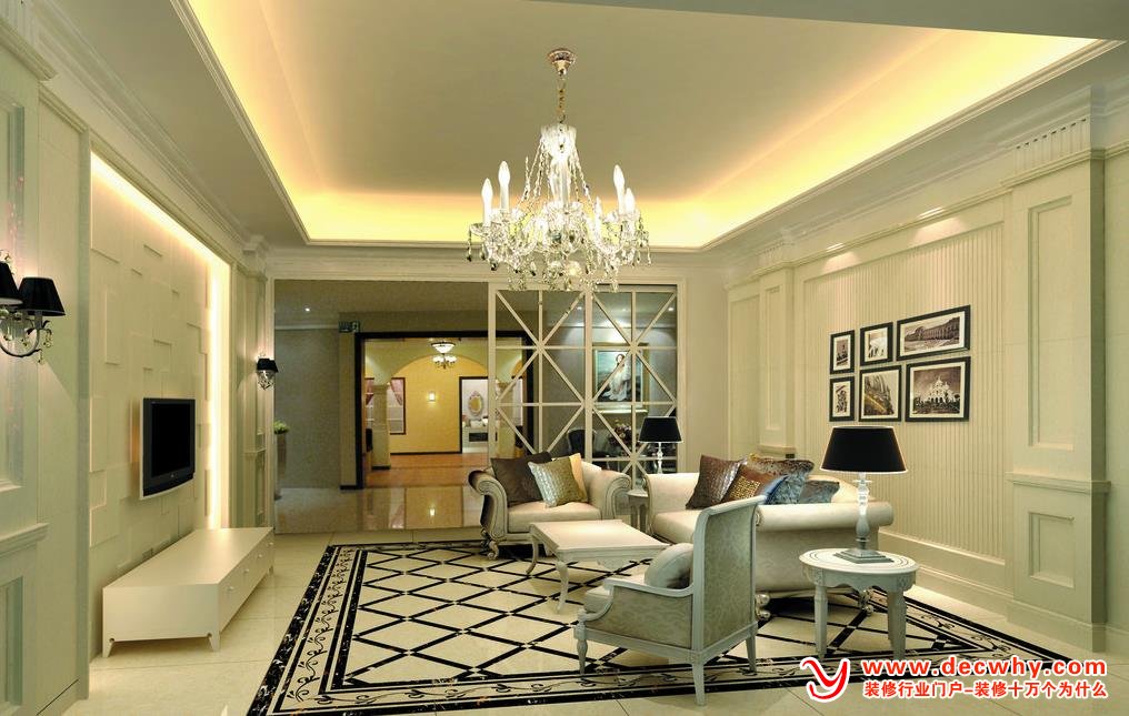 客厅瓷砖效果图