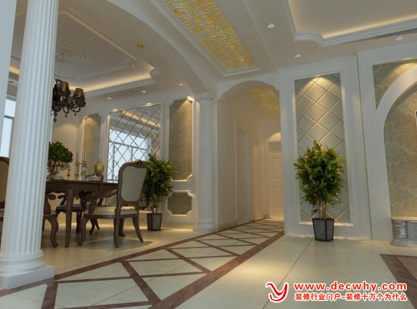 成都装修拆除欧式风格家装有几个设计细节必须